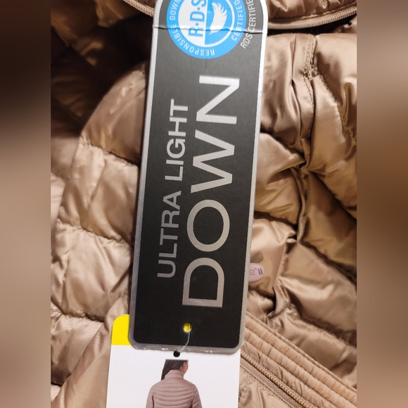 NWT 32 DEGREES LADIES TAN TAUPE. ISH. DOWN COAT PUFFET SIZE SMALL - Picture 5 of 15